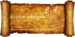 Czifra Adelinda névjegykártya